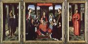 Hans Memling the donne triptych oil painting